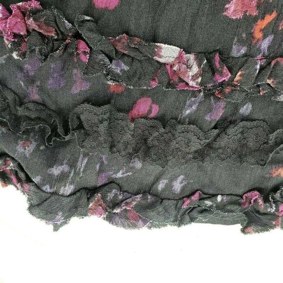 Free People Shark Bite Tank Top Floral Boho - Picture 5 of 10